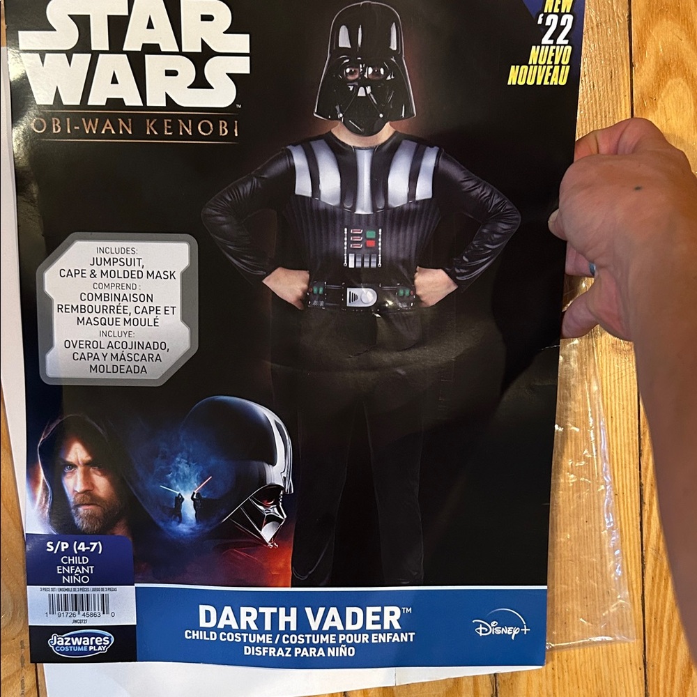 Star Wars Darth Vader Kids Costume - Small 4-7